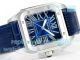 Swiss Replica Cartier Santos Blue Dial 100th Anniversary 2824 Movement Ladies Watch (4)_th.jpg